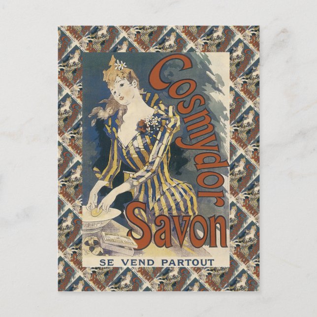 Postal Publicidad vintage, Cosmydor Savon (Anverso)