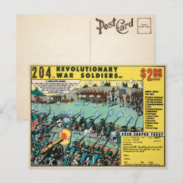 Postal publicitaria de juguete de guerra revolucio