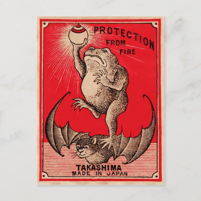 Postal publicitaria vintage (Anverso)