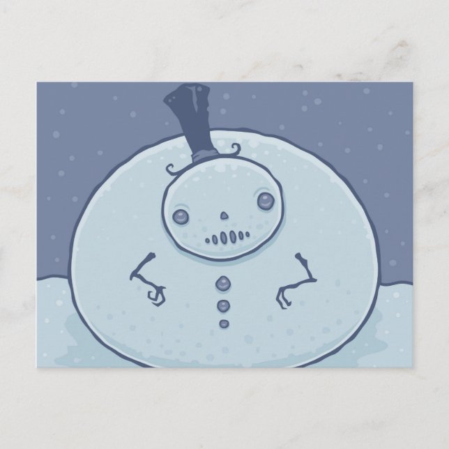 Postal Pudgy Snowman (Anverso)