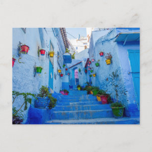 Postal Pueblo azul, Chefchauan