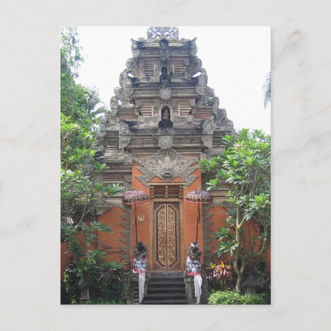 Postal Pueblo Bali de Ubud (Anverso)