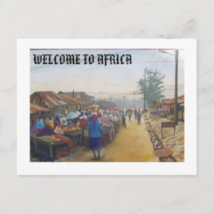 Postal pueblo, BIENVENIDOS A ÁFRICA