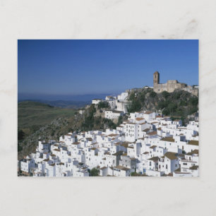 Postal Pueblo Blanco de Casares, Andalucía, España 2