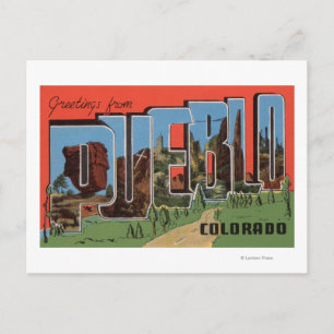 Postal Pueblo, Colorado - Grandes Escenas de letras