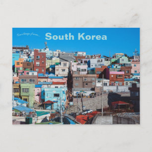 Postal Pueblo Cultural Gamcheon Busan Corea del Sur