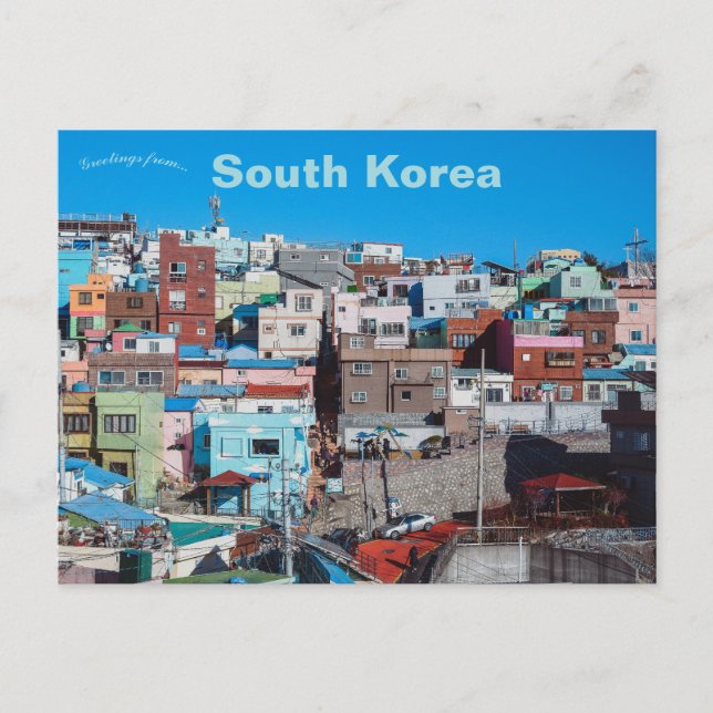 Postal Pueblo Cultural Gamcheon Busan Corea del Sur (Anverso)
