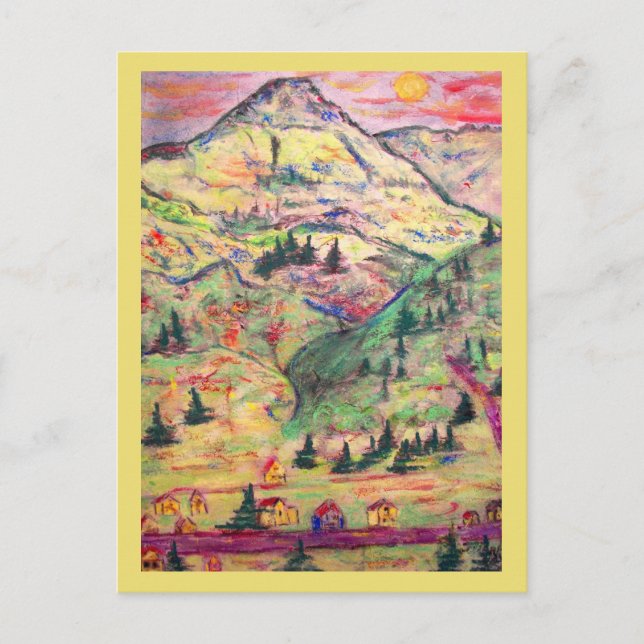 Postal pueblo de Colorado (Anverso)