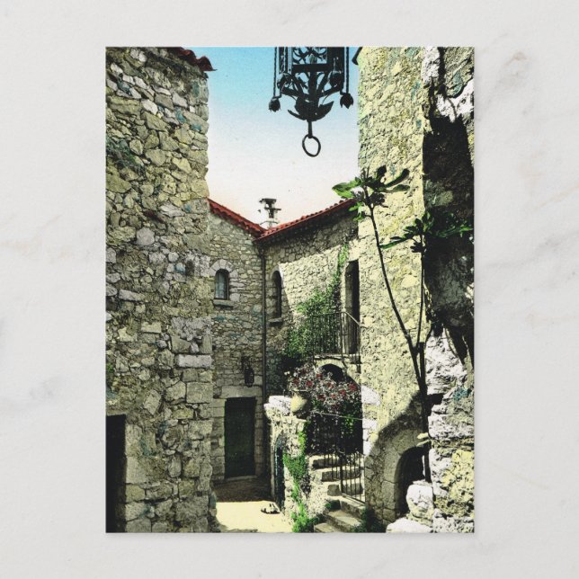 Postal Pueblo de Eze, Alpes Maritimes (Anverso)
