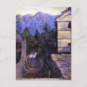 Postal Pueblo de montaña, Japón por Lilla Cabot Perry