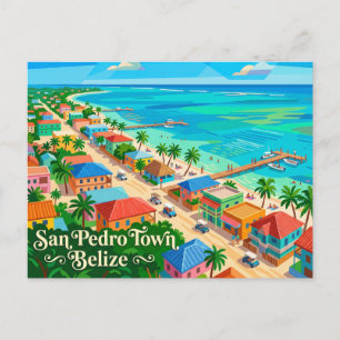 Postal Pueblo de San Pedro Belice
