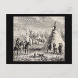 Postal Pueblo de Siux, circa 1876
