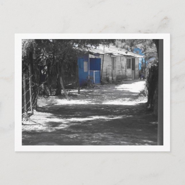 Postal Pueblo en la República Dominicana (Anverso)