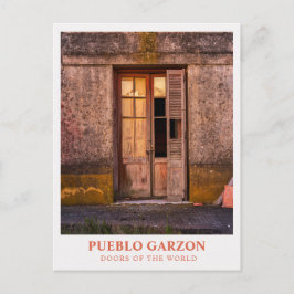 Postal Pueblo Garzón, Uruguay-Puertas del Mundo