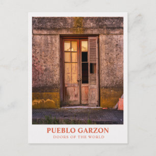 Postal Pueblo Garzón, Uruguay-Puertas del Mundo