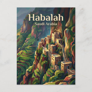 Postal Pueblo Habalah Arabia Saudita