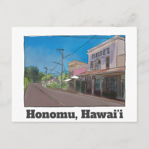 Postal Pueblo Histórico de Plantación Hawaiana Honomu Nos