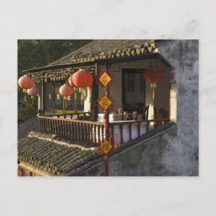 Postal Pueblo histórico del agua de Zhouzhuang,