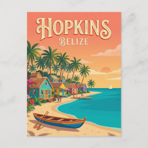 Postal Pueblo Hopkins Belice