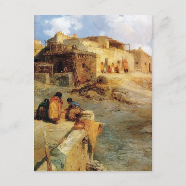 Postal Pueblo indio Laguna Nuevo México - 1906 (Anverso)