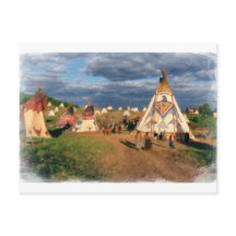 Pueblo nativo americano indio