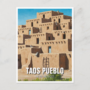 Postal Pueblo Nuevo México