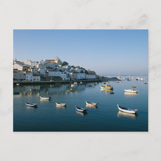 Postal Pueblo pesquero de Ferragudo, Algarve, Portugal 2 (Anverso)