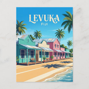 Postal Pueblo portuario histórico de Levuka Fiji