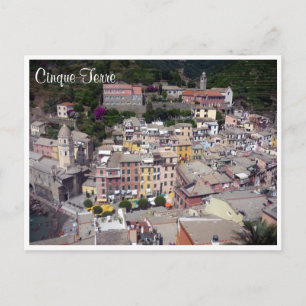 Postal pueblo vernazza cinque terre