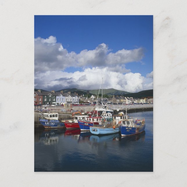 Postal Pueblo y puerto, Dingle, condado de Kerry, (Anverso)