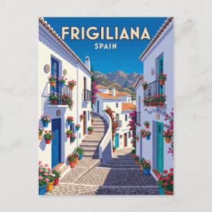 Postal Pueblos Blancos de Frigiliana España