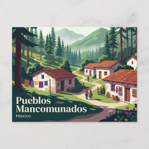 Postal Pueblos Mancomunados, Oaxaca México
