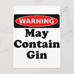 Postal Puede contener Gin