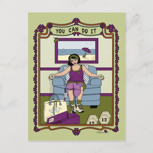 Postal Puede Hacerlo. (Anverso)