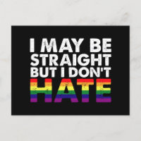 Puede que sea heterosexual pero no odio a los gays