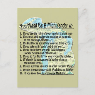 Postal Puede ser un Michigander si: