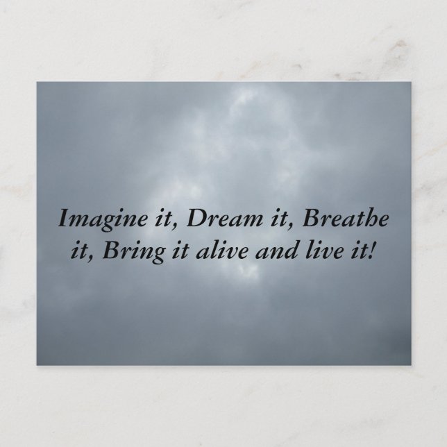 Postal Puede usted sentirlo (Anverso)