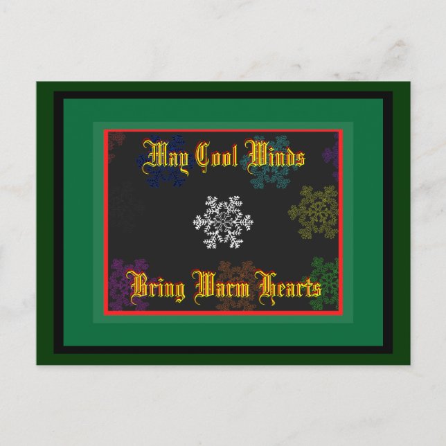 Postal Pueden los aires frescos traer la plantilla (Anverso)