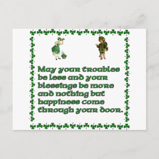 Postal Pueden sus problemas ser menos