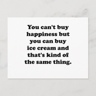Postal Puedes Comprar Helado