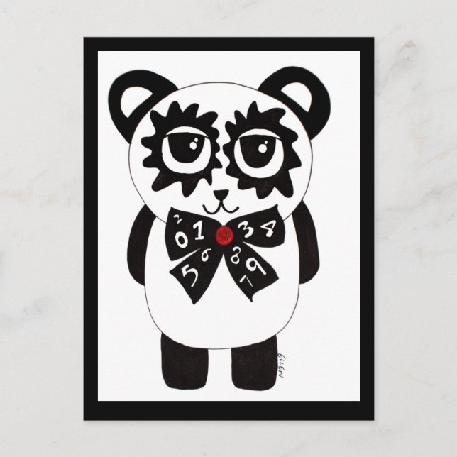 Postal Puedes Contar Conmigo (Anverso)