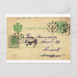 Postal ¿Puedes descifrar esta escritura vintage?