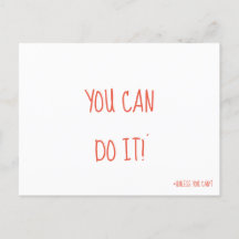 Puedes Hacerlo Postcard Funny Motivation