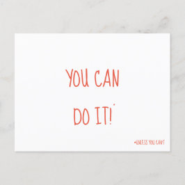 Postal Puedes Hacerlo Postcard Funny Motivation
