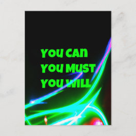 Postal Puedes Postcard