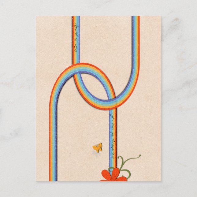 Postal Puedes superar esto  (Anverso)