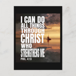 POSTAL PUEDO HACER TODAS LAS COSAS A TRAVÉS DE CRISTO QUE