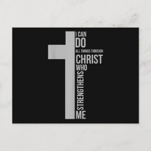 Postal Puedo Hacer Todas Las Cosas A Través De Cristo Que