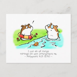 Postal Puedo Hacer Todas Las Cosas Postcard