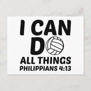 POSTAL PUEDO HACER TODAS LAS COSAS VOLEIBOL